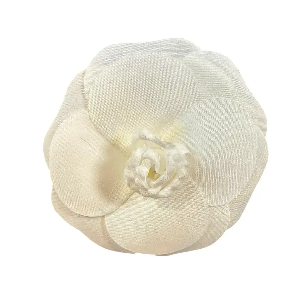 Chanel 55” Logo Ribbon & White Camellia Flower Gift Packaging Set